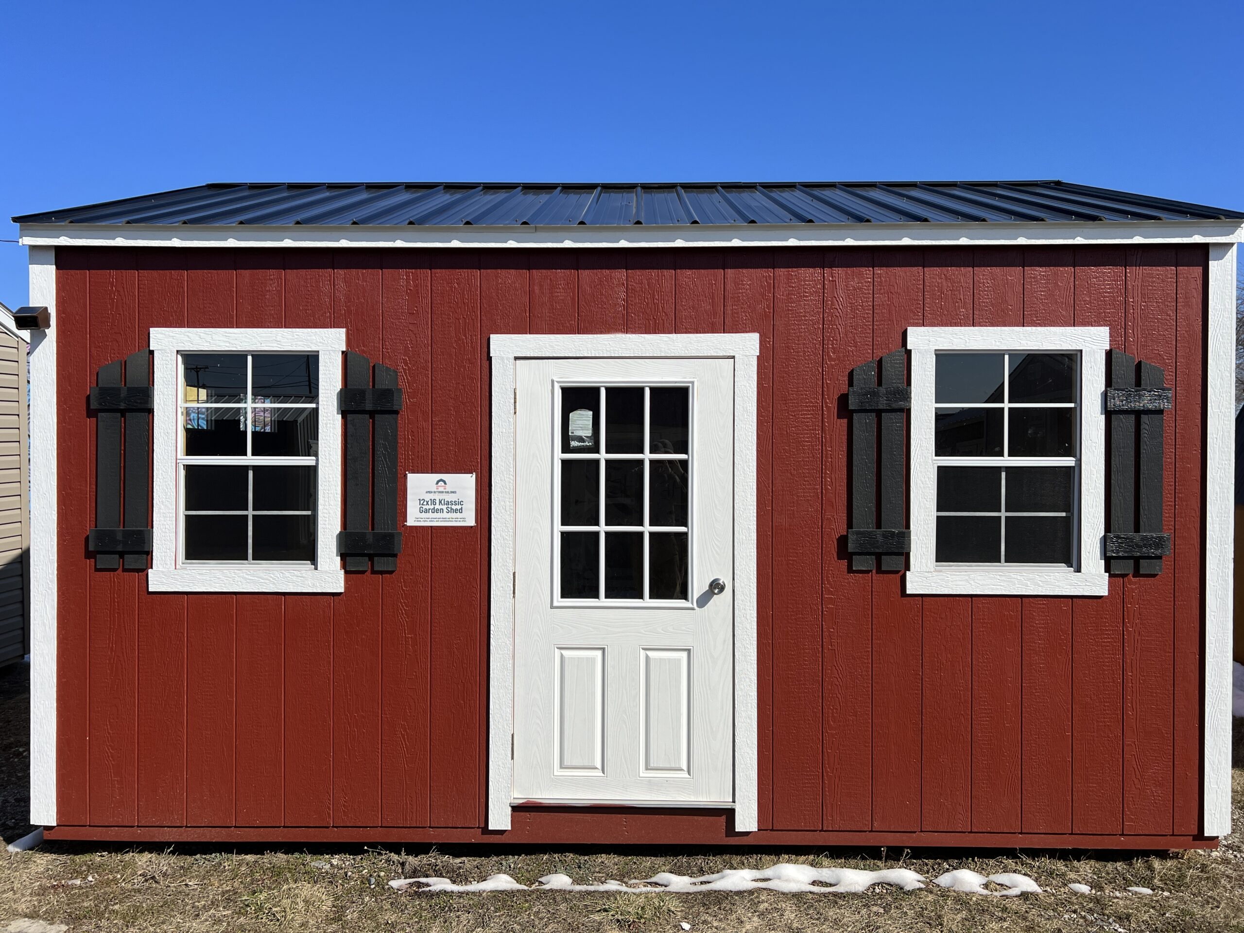 Klassic Garden Shed 12×16 – Homestead Barns
