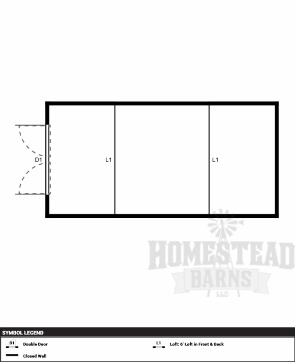 Lofted Barn 10x20 - Image 2