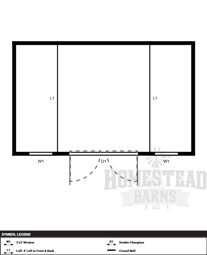 Lofted Garden Shed 10x16 - Image 2