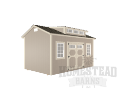 Deluxe Garden Shed with Dormer 10x16