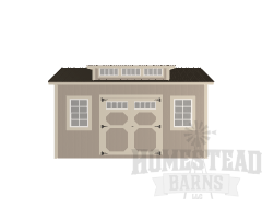 Deluxe Garden Shed with Dormer 10x16 - Image 3