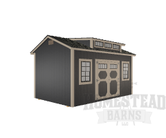 Deluxe Garden Shed with Dormer 10x16