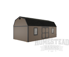 Lofted Garden Shed 12x24