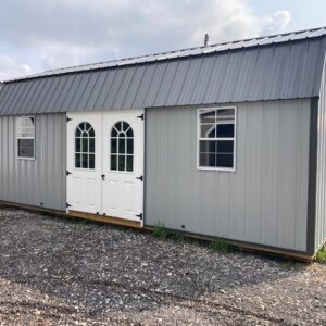 12X24 Metal Lofted Garden Shed